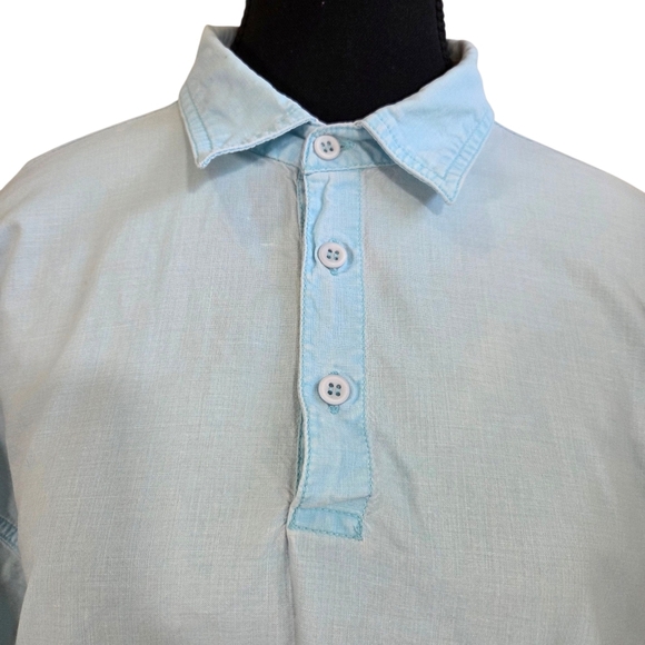 Bugle Boy Vintage Light Blue Graphic Short Sleeve Tee Size L - Picture 3 of 6